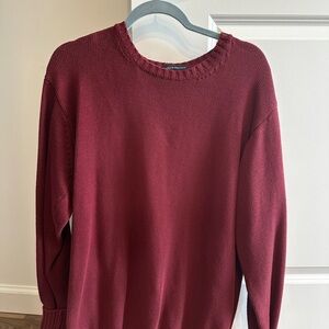 Brandy Melville Deep Red Crew Neck Sweater